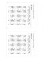 English Worksheet: Weather WordSearch