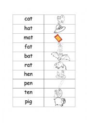 English Worksheet: Memory Game 1