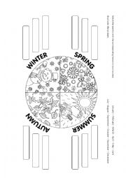 English Worksheet: Seasons x Months