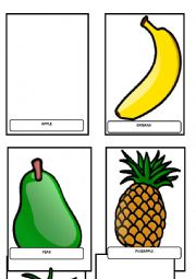 English Worksheet: FRUITS