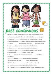 PAST CONTINUOUS TENSE