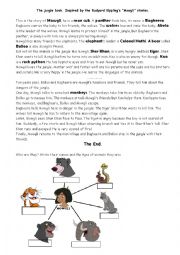 English Worksheet: The jungle book review
