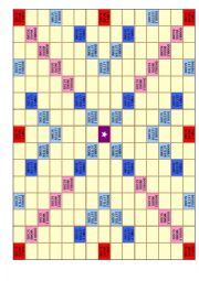 English Worksheet: SCRABBLE