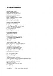 English Worksheet: The Magdalene laundries , a song by Joni Mitchell
