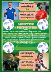 adjective + preposition