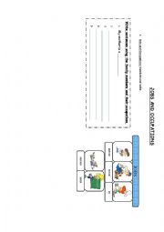 English Worksheet: jobs and occupations and Family