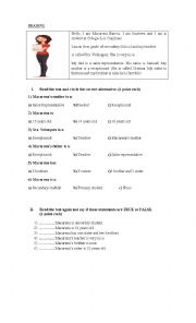 English Worksheet: present simple