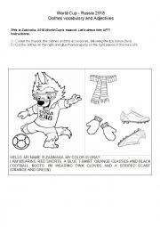 English Worksheet: World Cup Russia 2018