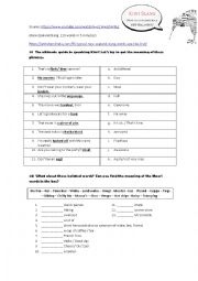 English Worksheet: New Zealand slang activity