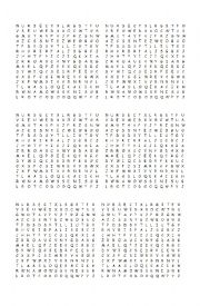 wordsearch about jobs