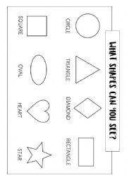 Shapes Worksheet