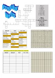 Irregular verbs