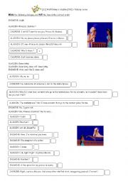English Worksheet: Disneys Aladdin balcony scene