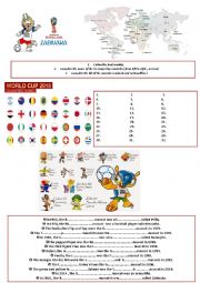 English Worksheet: Football World Cup 2018