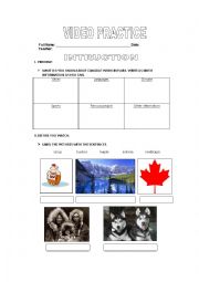 English Worksheet: Canada 