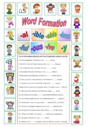WORD FORMATION