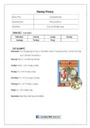 English Worksheet: Henny Penny Reader Theater Script