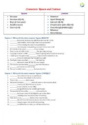 English Worksheet: Connectors of Reason and Contrast