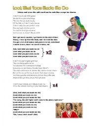 English Worksheet: Look what you made me do by Taylor Swift