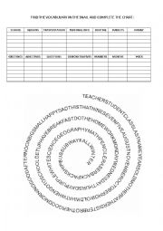 English Worksheet: Vocabulary review for kids