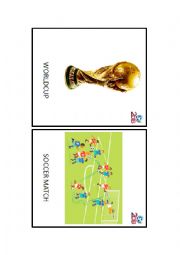 English Worksheet: WORLDCUP FLASHCARDS