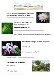 English Worksheet: Kew Garden