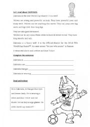 English Worksheet: Russia 2018 world cup