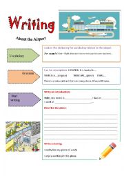 English Worksheet: DESCRIBING MY PLACE OF WORK