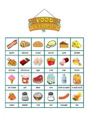 English Worksheet: FOOD