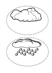English Worksheet: Weather crafting activity
