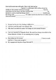 English Worksheet: Money Idioms