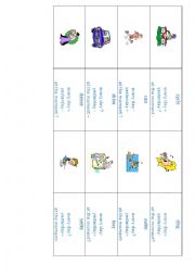 English Worksheet: Present Simple, Present Continuous, Past Simple part 3
