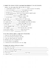 English Worksheet: Gerund or To infinitive?