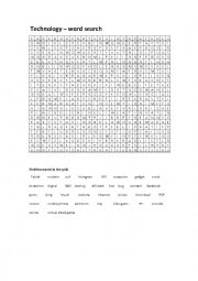 Technology word search