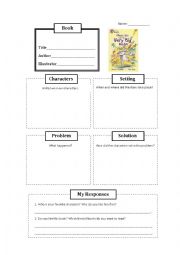 English Worksheet: Class Six and the Very Big Rabbit - Reading Responses