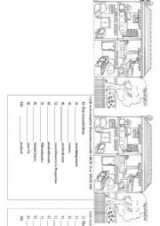 English Worksheet: There is/There are 