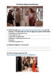 English Worksheet: Pretty Woman Shopping scenes