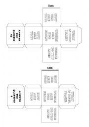 English Worksheet: Dice-introducing yourself