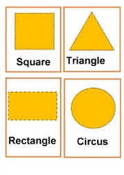 English Worksheet: Shapes