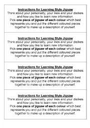 learning styles jigsaw