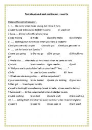 English Worksheet: grammar