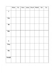 English Worksheet: Daily routine