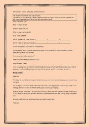 English Worksheet: PET Part 3 writing an informal letter