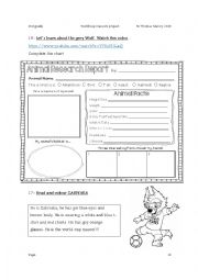 English Worksheet: World cup mascot