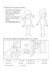 Clothes and prepositions