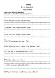 English Worksheet: David Copperfield