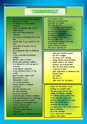 English Worksheet: collocations 31