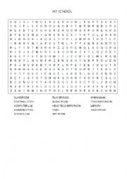 English Worksheet: MY SCHOOL