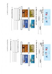 English Worksheet: Months, seasons and numbers