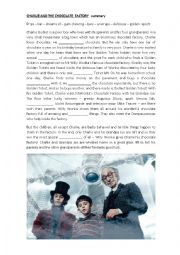 English Worksheet: Charlie and the chocolate factory